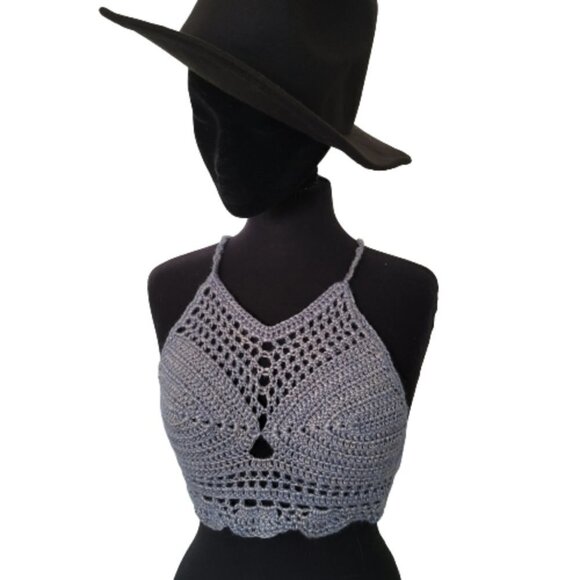 𝅺merino blend bralette very Nice under a blouse or jacket B cup small or medium - Picture 3 of 5